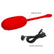 Kirk Vibrating Egg 8 x 3.5cm Red