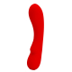 Vibrating Prostate Stimulator Matt 15 x 4cm Red