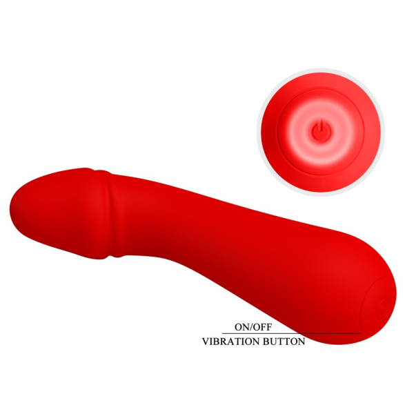 Stimolatore prostatico CETUS 15 x 3,5 cm rosso