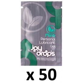 Joy Drops Lubricant Dosettes Mint Flavor 5mL x50
