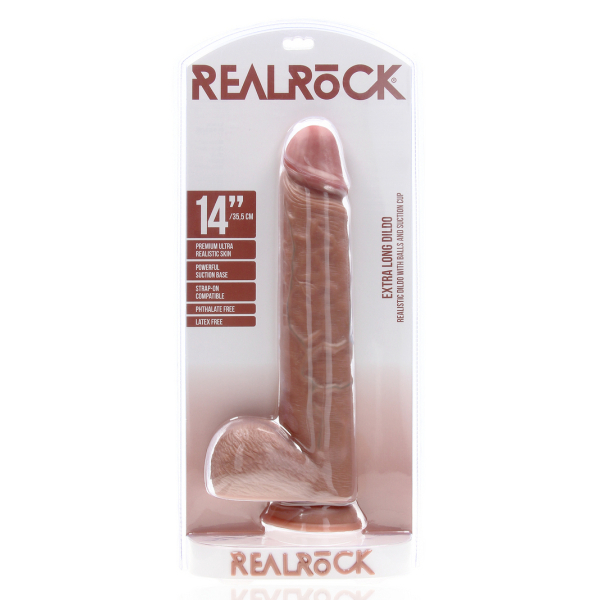 Dildo Extra Longo 29 x 7cm Castanho