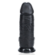 Dildo extra spesso 18 x 7,5 cm nero