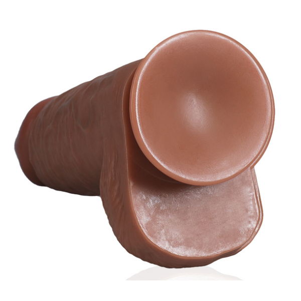 Dildo Extra Thick 18 x 7.5cm Brown