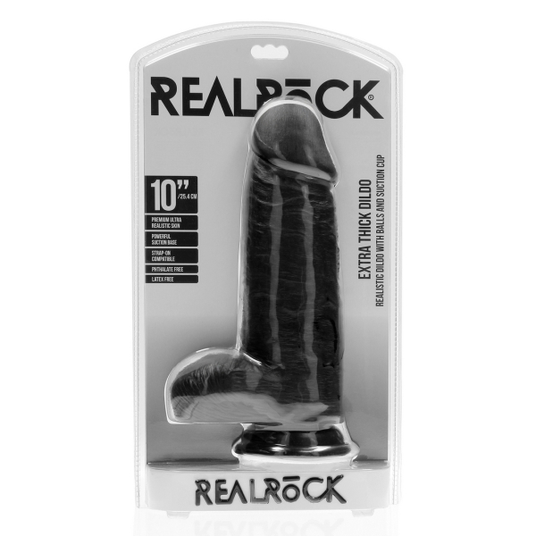 Dildo Extra Grosso 21 x 8cm Preto