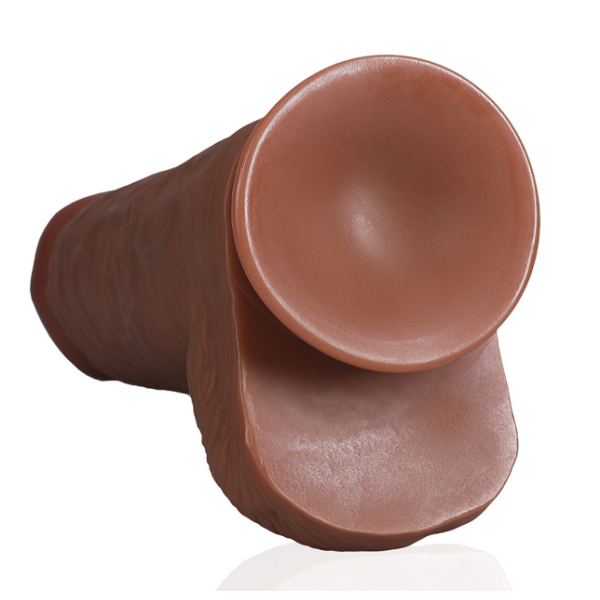 Dildo Extra Grosso 21 x 8cm Castanho