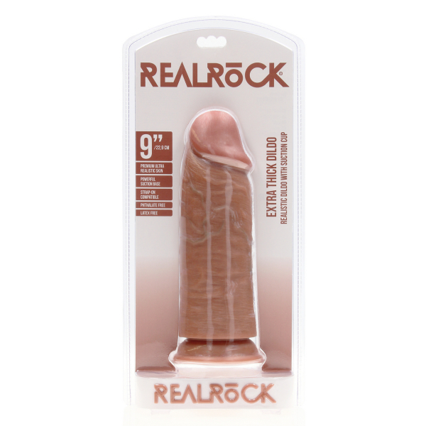 Dildo Extra Dik 23 x 7,5cm Bruin