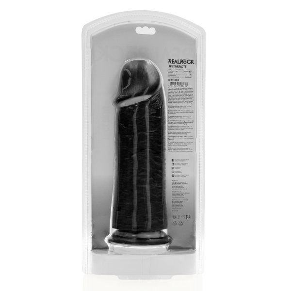 Dildo Extra Dik 25,5 x 8 cm Zwart