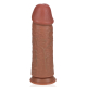 Dildo Extra Thick 25.5 x 8 cm Brown