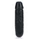 Dildo duplo em forma de U 12 x 3cm preto