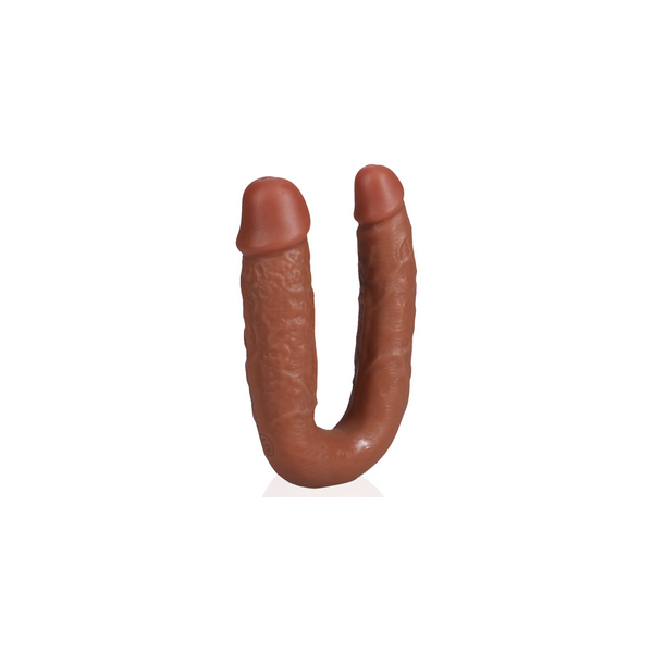 U Shaped Double Dildo 5 / 12,7 cm - Tan