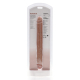 Double Gode Straight Slim 30.5 x 3.5cm Marron