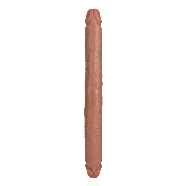 Double Gode Straight Slim 35.5 x 3.8cm Marron