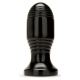 Plug anal RIBBED PLUG 10.5 x 5 cm Noir