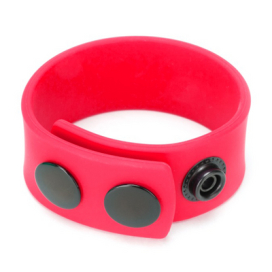 Cockring ajustable en silicone COCK STRAP Rouge