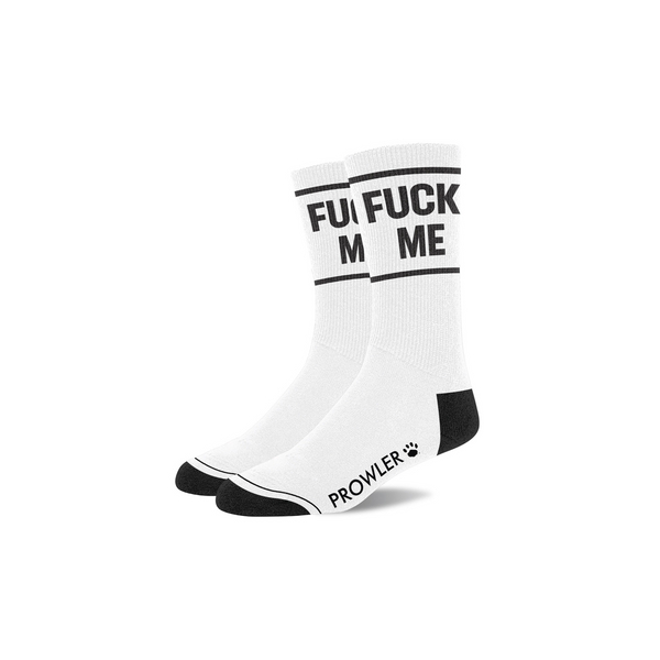 Fuck Me Socken Weiß