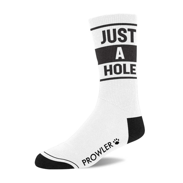 JUST A HOLE Socken Weiß