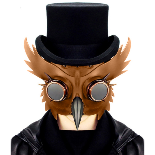 Masque STEAMPUNK Hibou