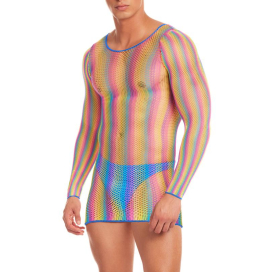 René Rofé Men Pride Drip 2-Piece Rainbow Set