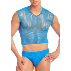 Conjunto de 3 peças Net Flex Azul