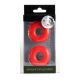 Stacker Rings 2-Pack Red