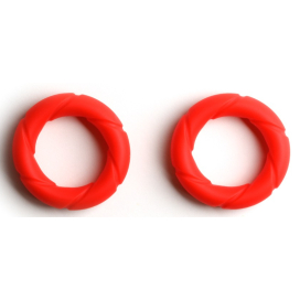 Lot de 2 Cockrings Ready Rings Rouges