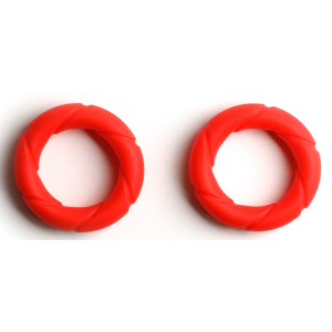 Sport Fucker Lot de 2 Cockrings Ready Rings Rouges