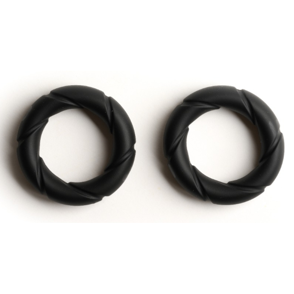 2er-Set Cockrings Ready Rings Schwarz