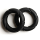 Lot de 2 Anneaux péniens Silicone READY RINGS 28 mm Noirs