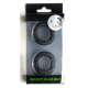 Lot de 2 Anneaux péniens Silicone READY RINGS 28 mm Noirs