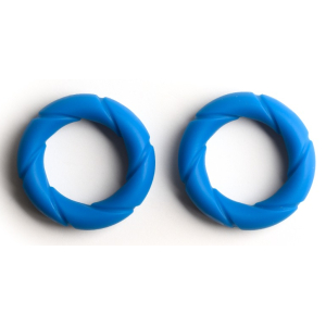 Sport Fucker 2er-Set Cockrings Ready Rings Blau