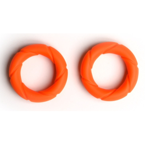 Sport Fucker Lot de 2 Cockrings Ready Rings Orange