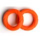 Lot de 2 Cockrings Silicone READY RINGS 28 mm Orange