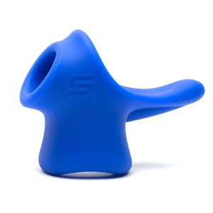 Sport Fucker Ballstretcher Silicone Big Tailslide 30 mm - Height 50 mm Blue