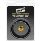 Cockring de cuero ajustable The Leather 5 Snap Negro