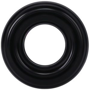 RockSolid by Doc Johnson Cockring The Ribbed Donut 28 mm Noir