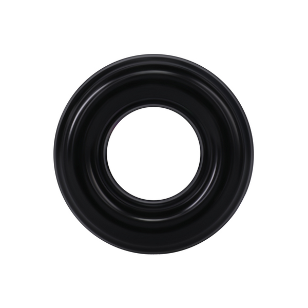 Cockring THE RIBBED DONUT 28 mm Noir