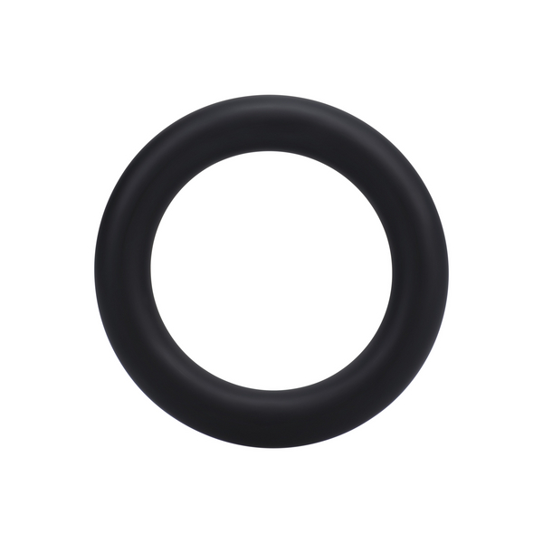 Anneau pénien en silicone THE GASKET Large 42 mm Noir