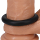 Anneau pénien en silicone THE GASKET Medium 36 mm Noir