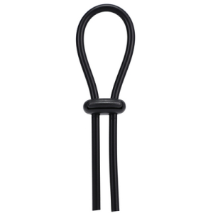 RockSolid by Doc Johnson Cockring ajustable LASSO DOUBLE Noir