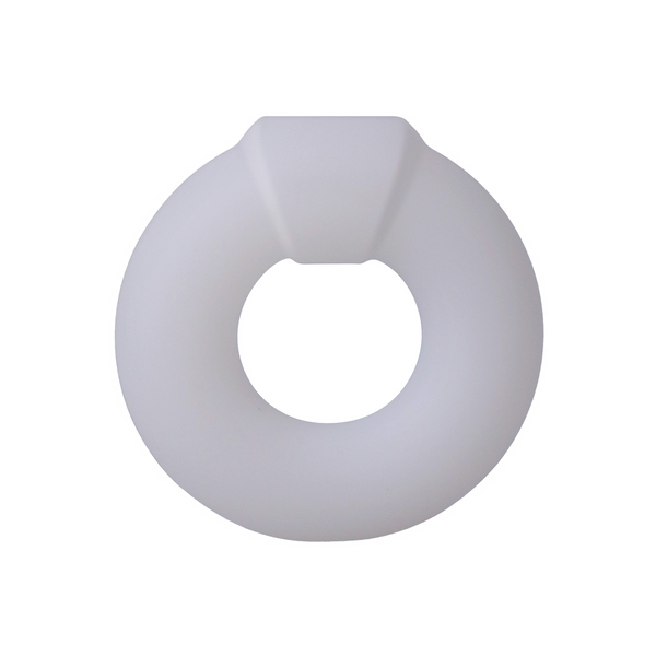 Anneau pénien en silicone THE MEGA RING 23 mm Blanc