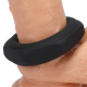 Anneau pénien en silicone THE NUT 25 mm Noir