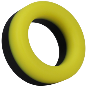 RockSolid by Doc Johnson Cockring The Big O 32 mm Noir-Jaune