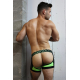 Boxer Jock DICKMATIZED Breedwell Noir-Vert neon