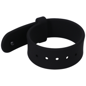 RockSolid by Doc Johnson The Belt cockring regolabile 45 mm Nero