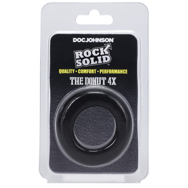 Cockring De Donut 4X 30 mm Zwart