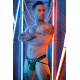 Jockstrap Dickmatized neon preto-verde