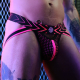 Jockstrap DICKMATIZED Breedwell Noir-Rose neon