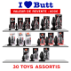 SEXTOYS MEGA PACK 30 PLUGS NEGRO