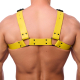 Bulldog Yellow Leather Harness