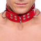 Ultra Red Leather Necklace